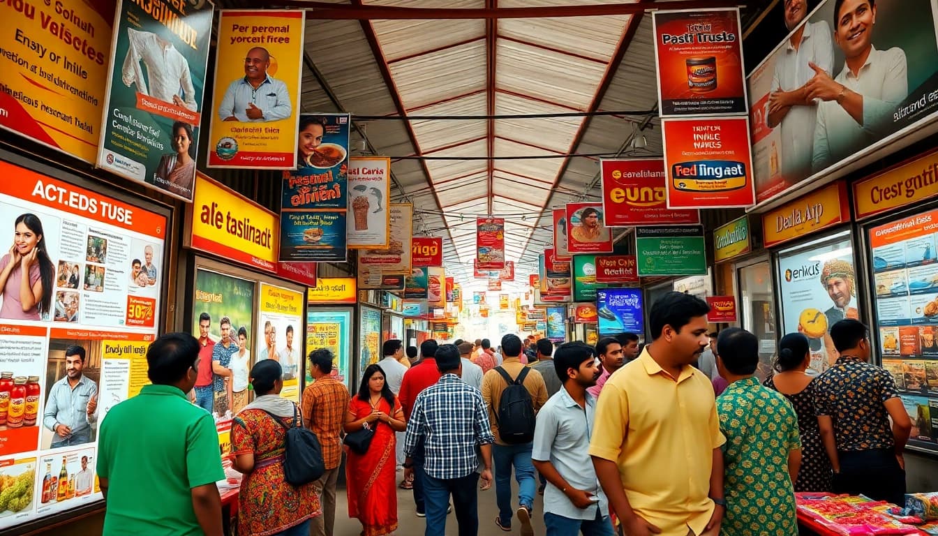 Hela Ads marketplace showcasing vibrant ads and diverse interactions in Sri Lanka.