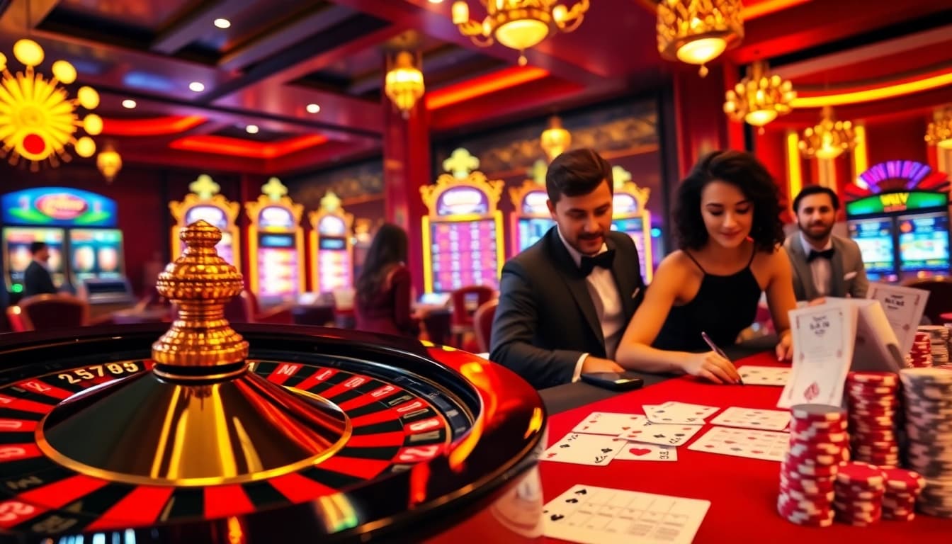 Experience high-stakes gambling action at https://xx88.eu.com/ with vibrant casino atmosphere featuring roulette and poker.