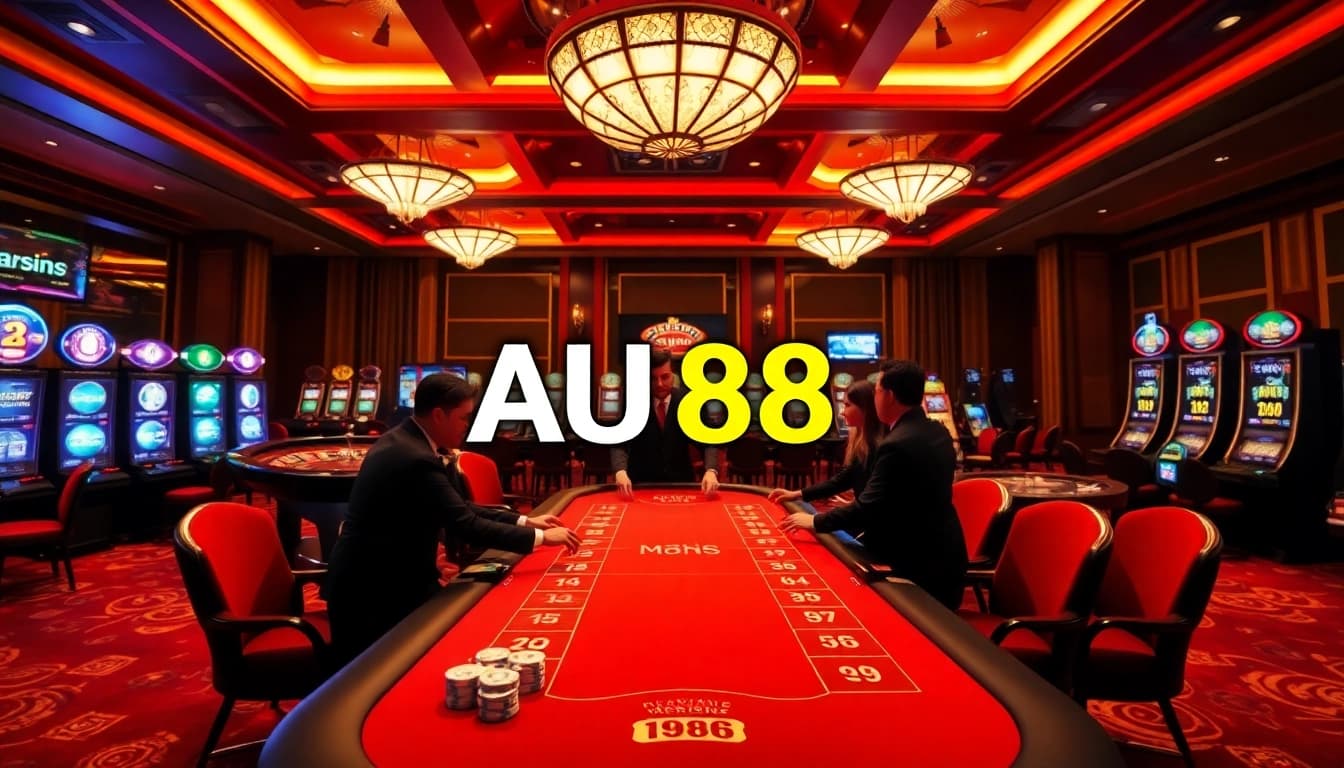Experience thrilling gameplay at AU88 with stunning tables and exciting gaming atmosphere.