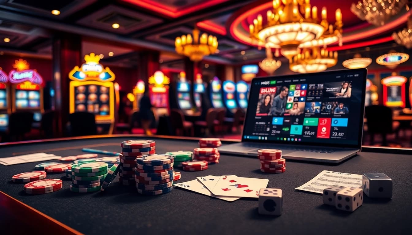 Explore the thrilling ambiance of mb66.nyc with vibrant casino elements and exciting gameplay.