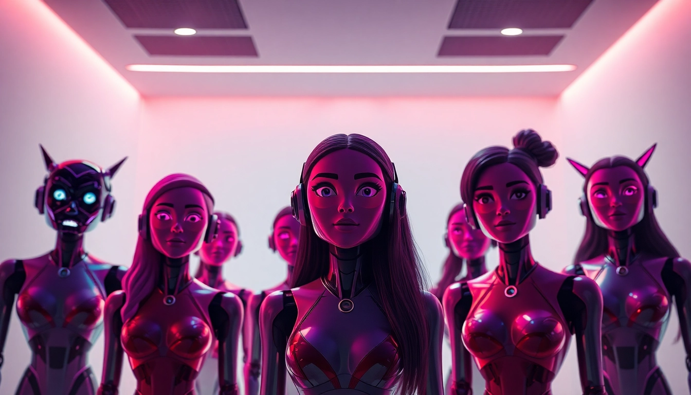 Engaging chat interface with the best nsfw ai chatbots, showcasing customizable avatars and intimate designs.