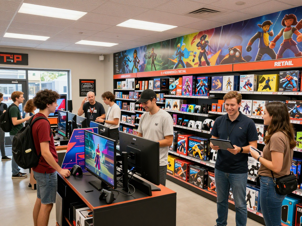 Exciting shopping experience at ROKOK88, a game store in Jakarta Barat.