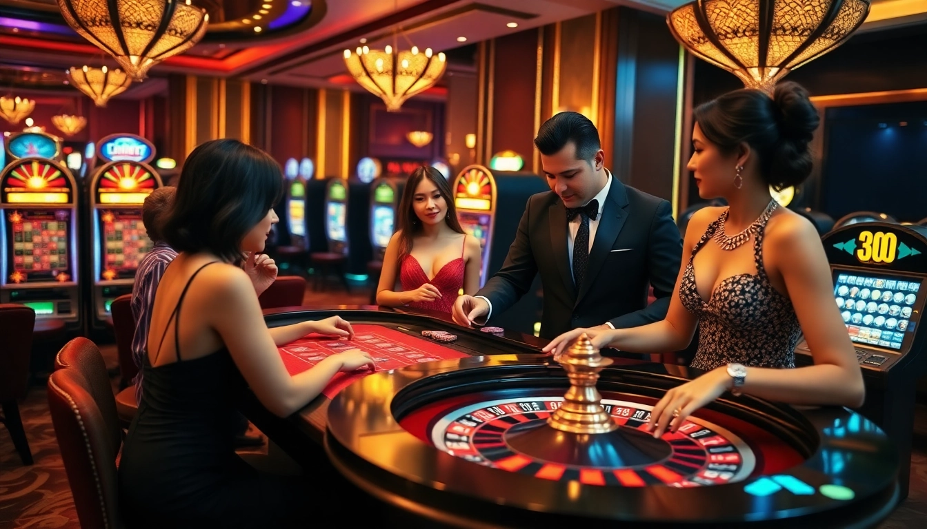 Experience excitement at XO88 Casino with players engaged in thrilling games.