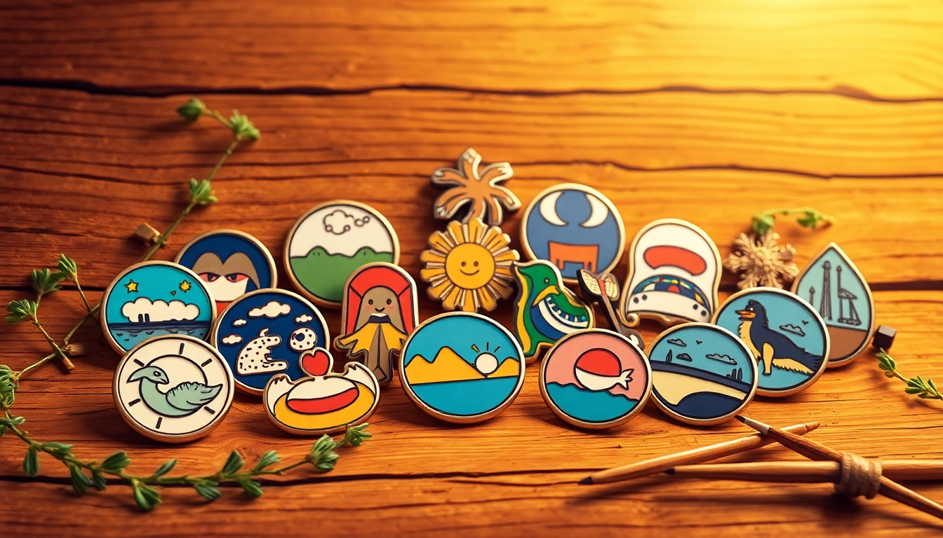 Explore unique custom enamel pins designed for creativity and style.