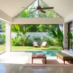 Beautiful villa management Phuket with lush gardens ready for guests.