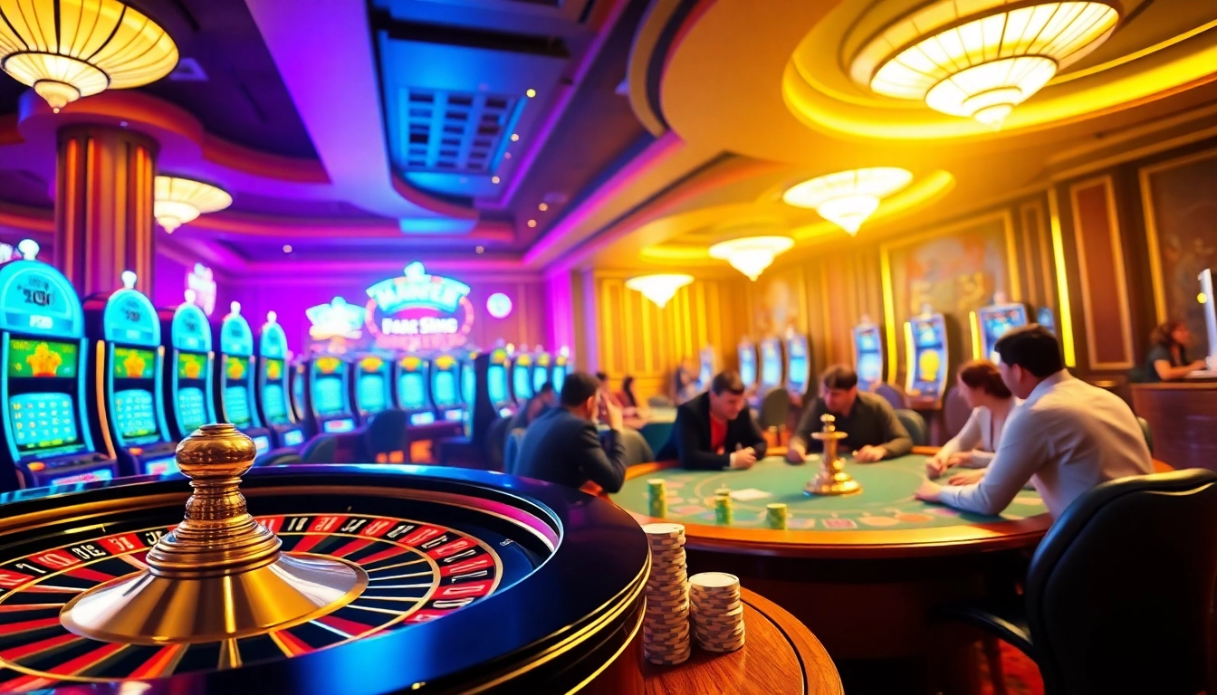 CM88 showcases an exciting casino scene with players engaged at a poker table.