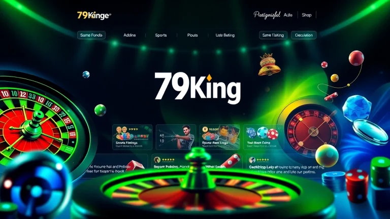 79king hn - Engaging online gambling interface with vibrant colors