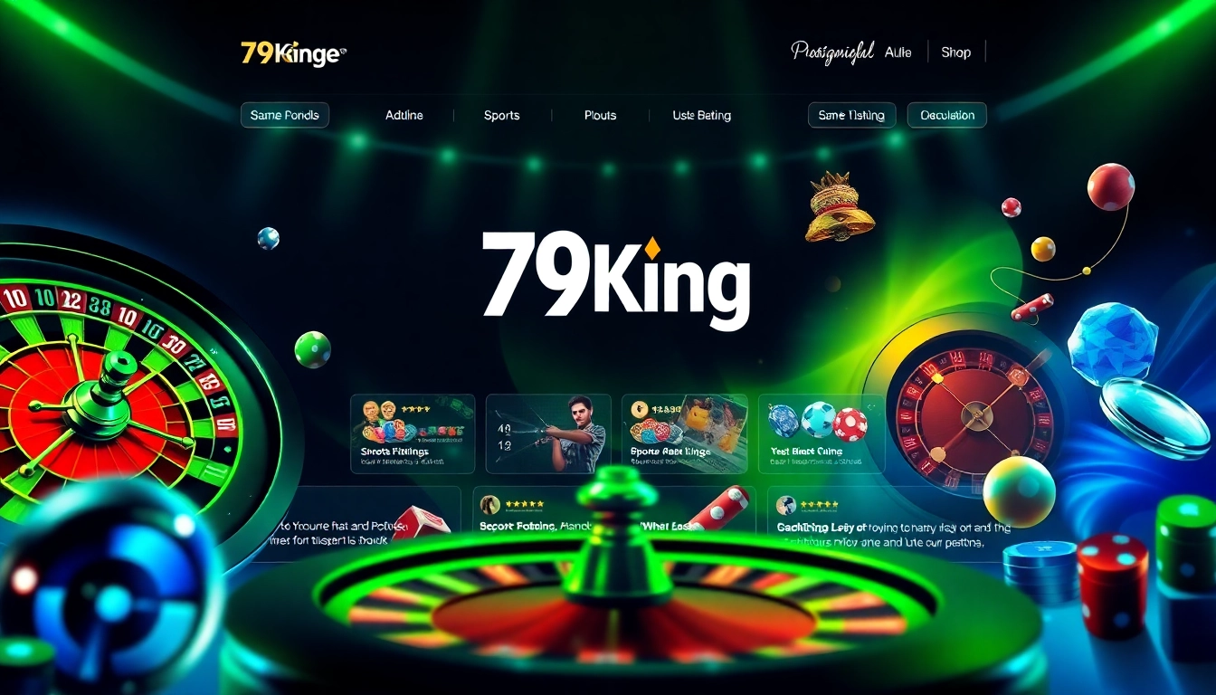 79king hn - Engaging online gambling interface with vibrant colors
