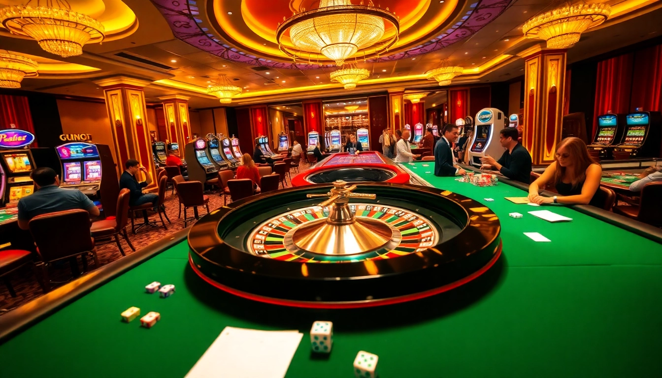 Experience the thrill of playing at https://bet88b.us.com/ with luxury casino visuals featuring poker tables and roulette wheels.