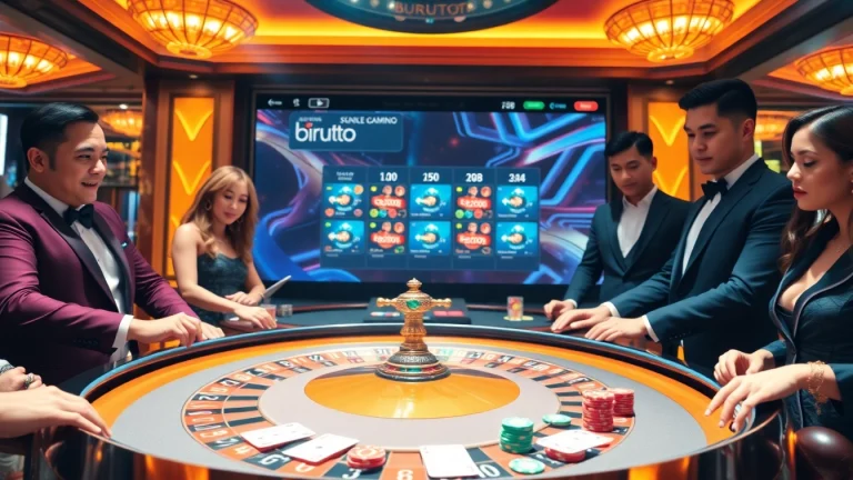 Experience thrilling gambling with birutoto online games and premium casino vibes at the roulette table.