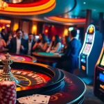 Exciting casino moment at https://rr88csn.com/ showcasing roulette action, poker chips, and luxurious decor.