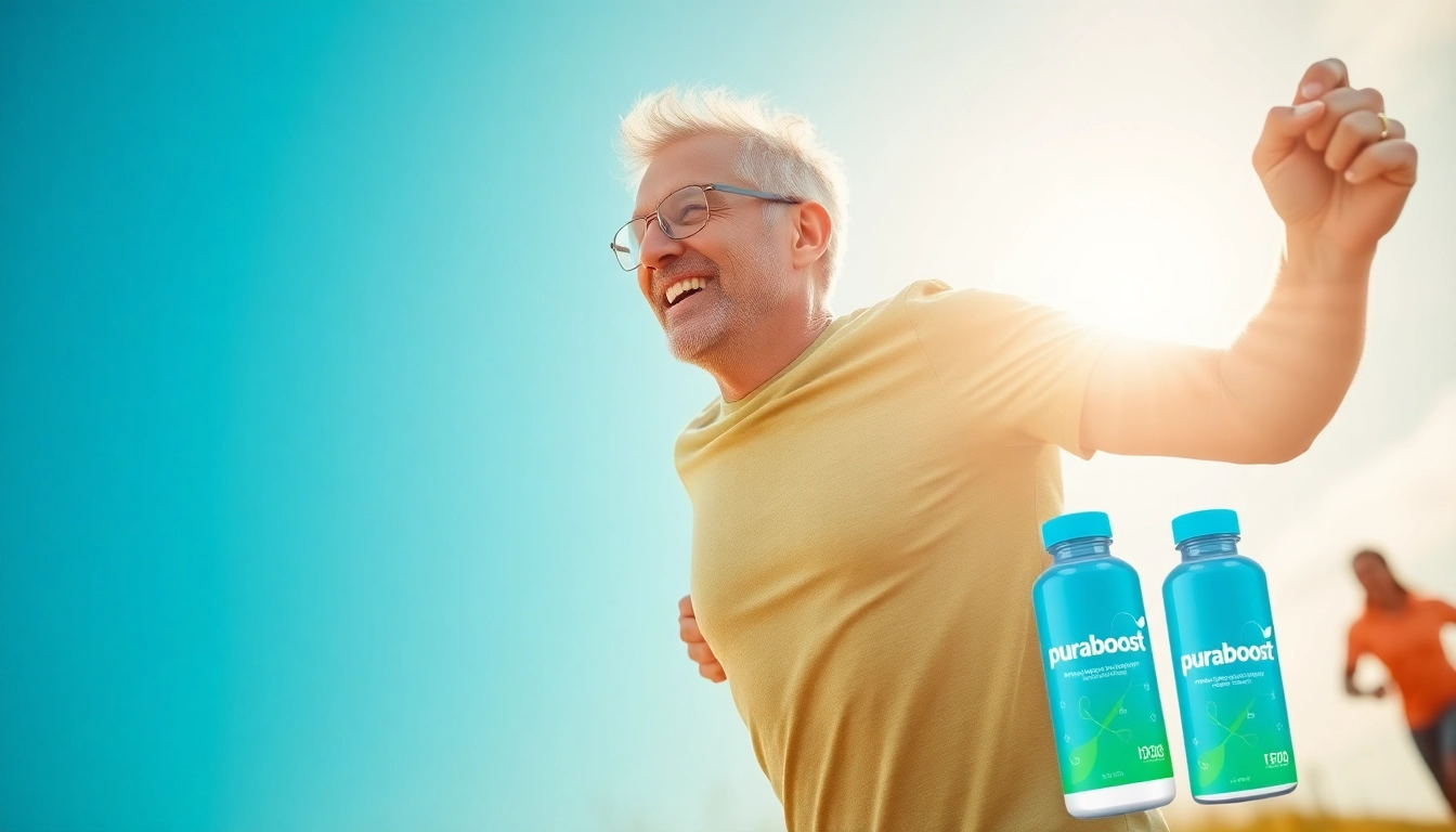 PuraBoost empowers men with energy and stamina, showcasing an active lifestyle transformation.
