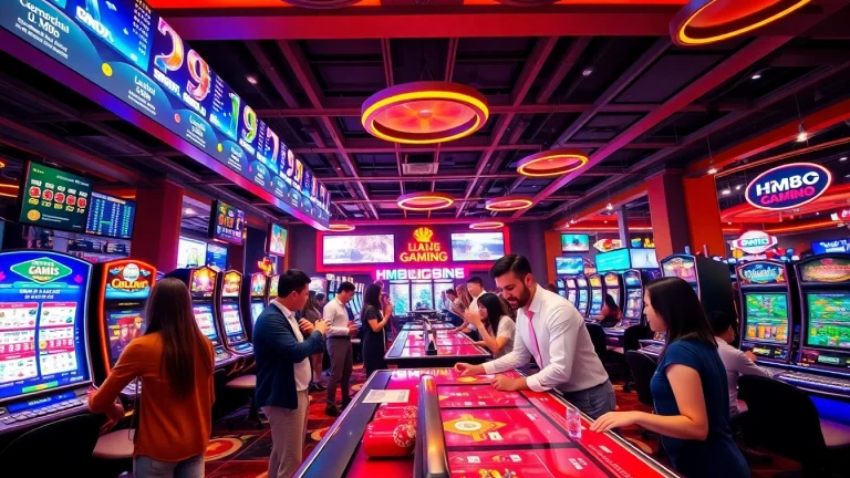 Exciting gambling environment at http://hm88.blue/ showcasing vibrant casino games and joyful players.