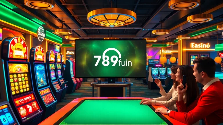 Exciting online casino scene featuring https://789ff.biz/ logo with players engaging in dynamic gameplay.