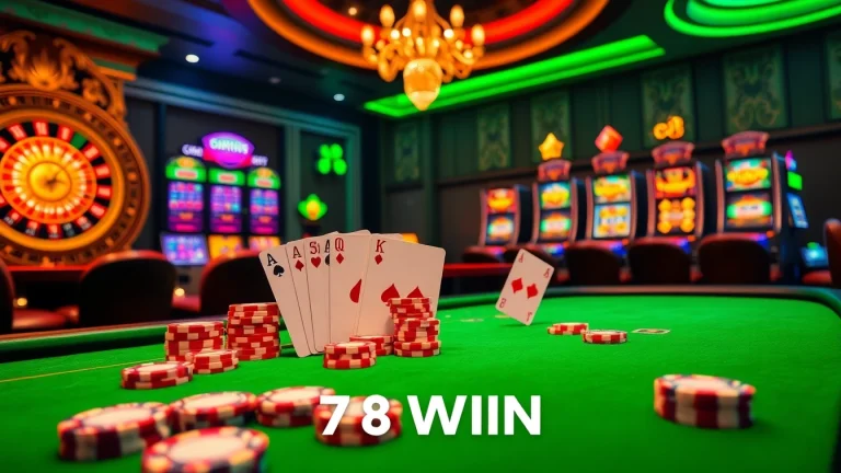 Experience the thrill of winning at 78 WIN casino with vibrant gameplay and dazzling gaming options.