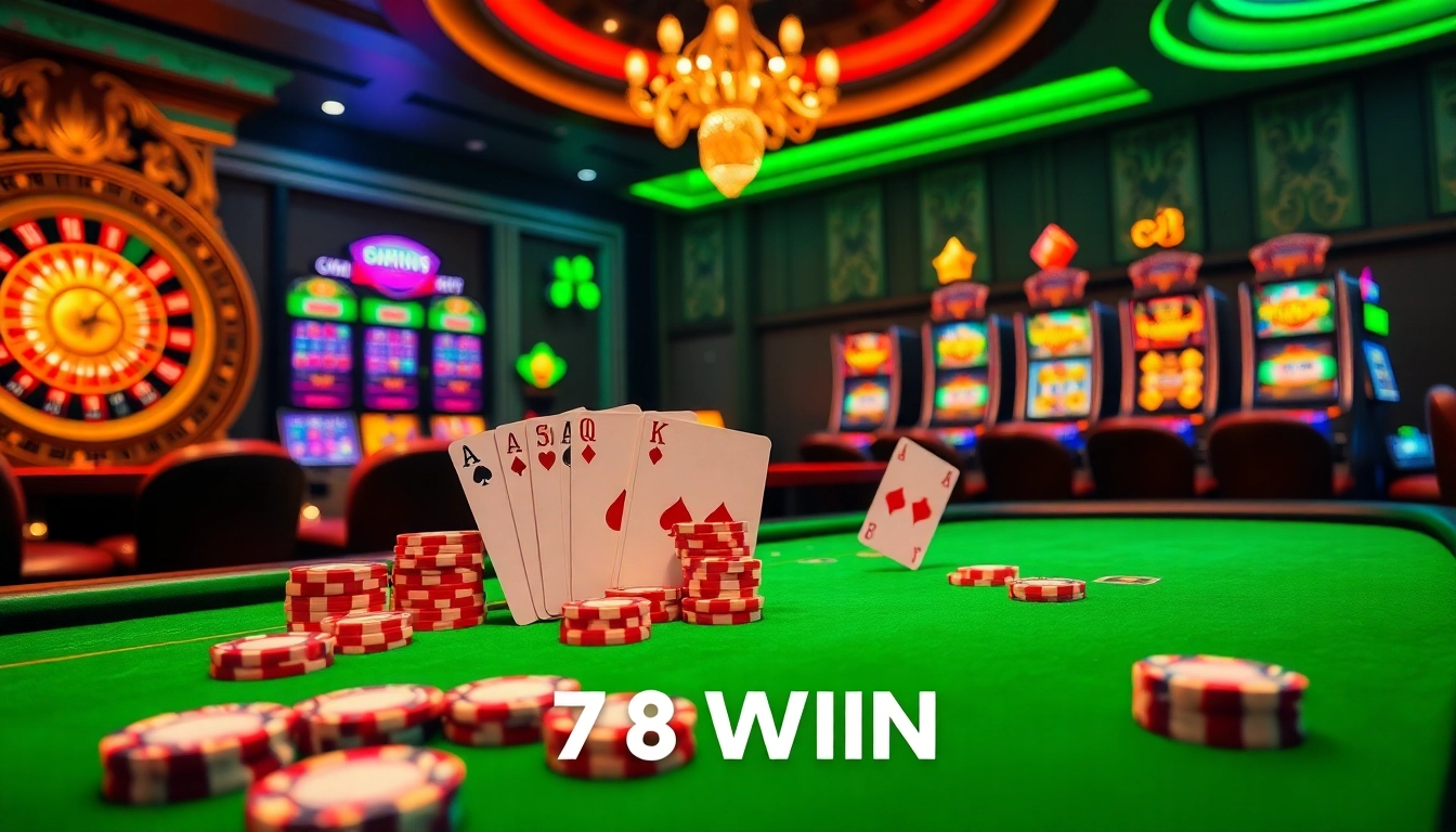 Experience the thrill of winning at 78 WIN casino with vibrant gameplay and dazzling gaming options.