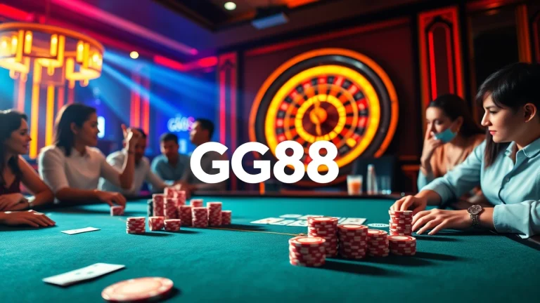 Experience thrilling gameplay at GG88 with vibrant casino tables and engaging players.