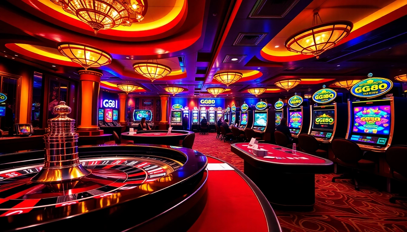 Experience the thrill of betting at GG88.com with vibrant casino tables and exciting games.