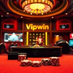 Experience VIP casino excitement with Vipwin poker tables and vibrant roulette wheels.