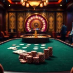 Experience the thrill of online gambling with 789f.mba at a professional casino table.