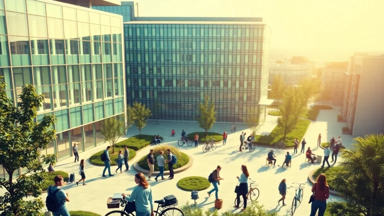 Dynamic scene of students at Nisantasi University apply in a vibrant campus environment.