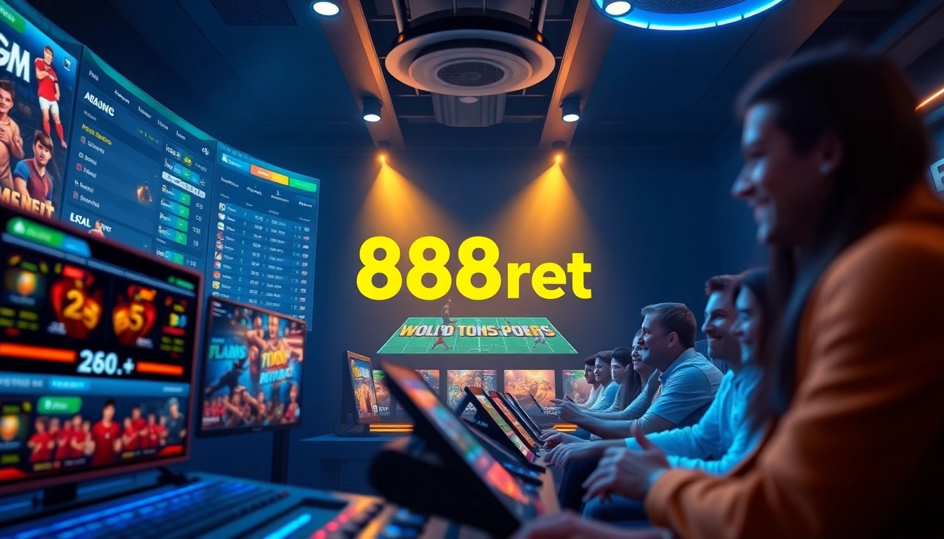 Interactive online betting experience on 888b.bet showcasing vibrant gaming atmosphere.