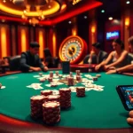 Engage in thrilling gameplay at https://98wincom.best/ showcasing poker chips, cards, and an elegant casino ambiance.