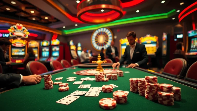 Exciting gambling atmosphere at 789winco.com featuring vibrant casino games and stunning visuals.