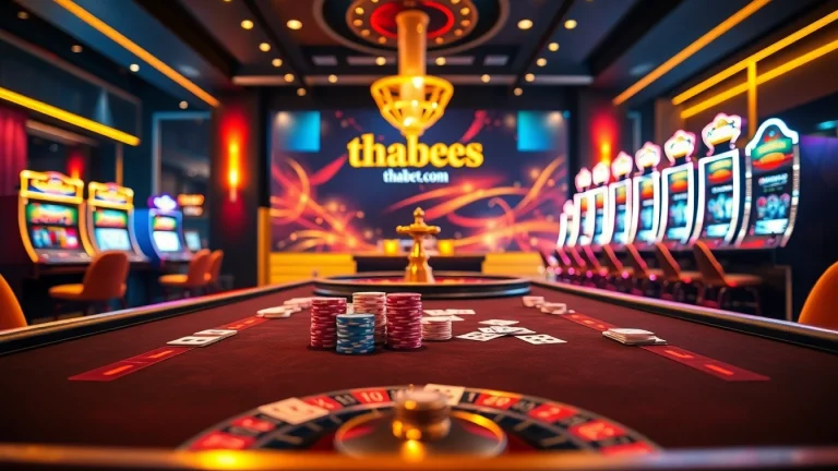 Win big at thabet.com with a luxurious casino experience featuring vibrant tables.