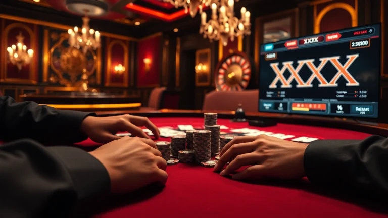 Engage in an exciting XXX game with intense poker action and luxurious casino atmosphere.
