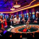 Experience the excitement of winning at the go 88 casino table, filled with vibrant colors and enthusiastic players.