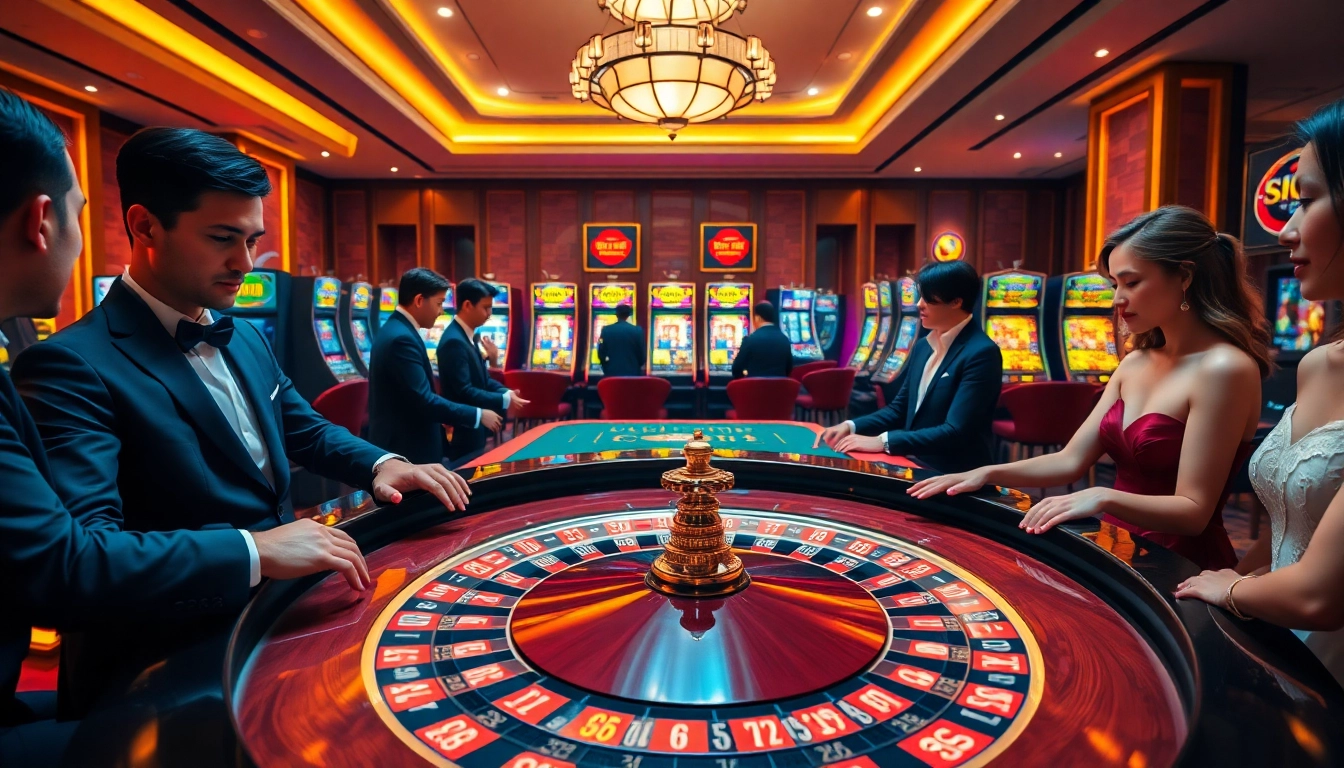 Experience the excitement of gambling at trang chủ luck8 with vibrant casino visuals.
