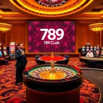 Experience the thrill of gambling at https://789cluber.com/ with vibrant casino tables, cards, and gambling excitement.