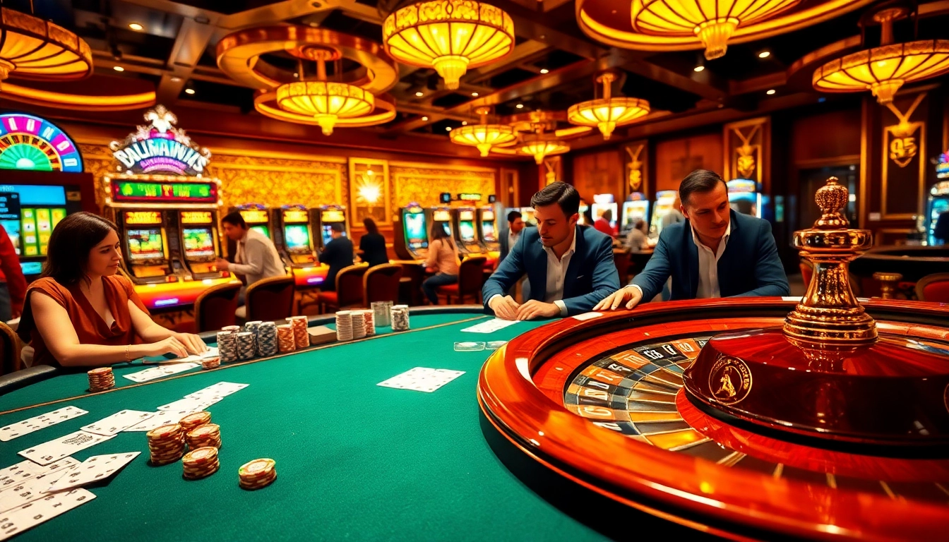Experience top-notch gaming at ph33.info with a vibrant casino scene of poker and slot excitement.