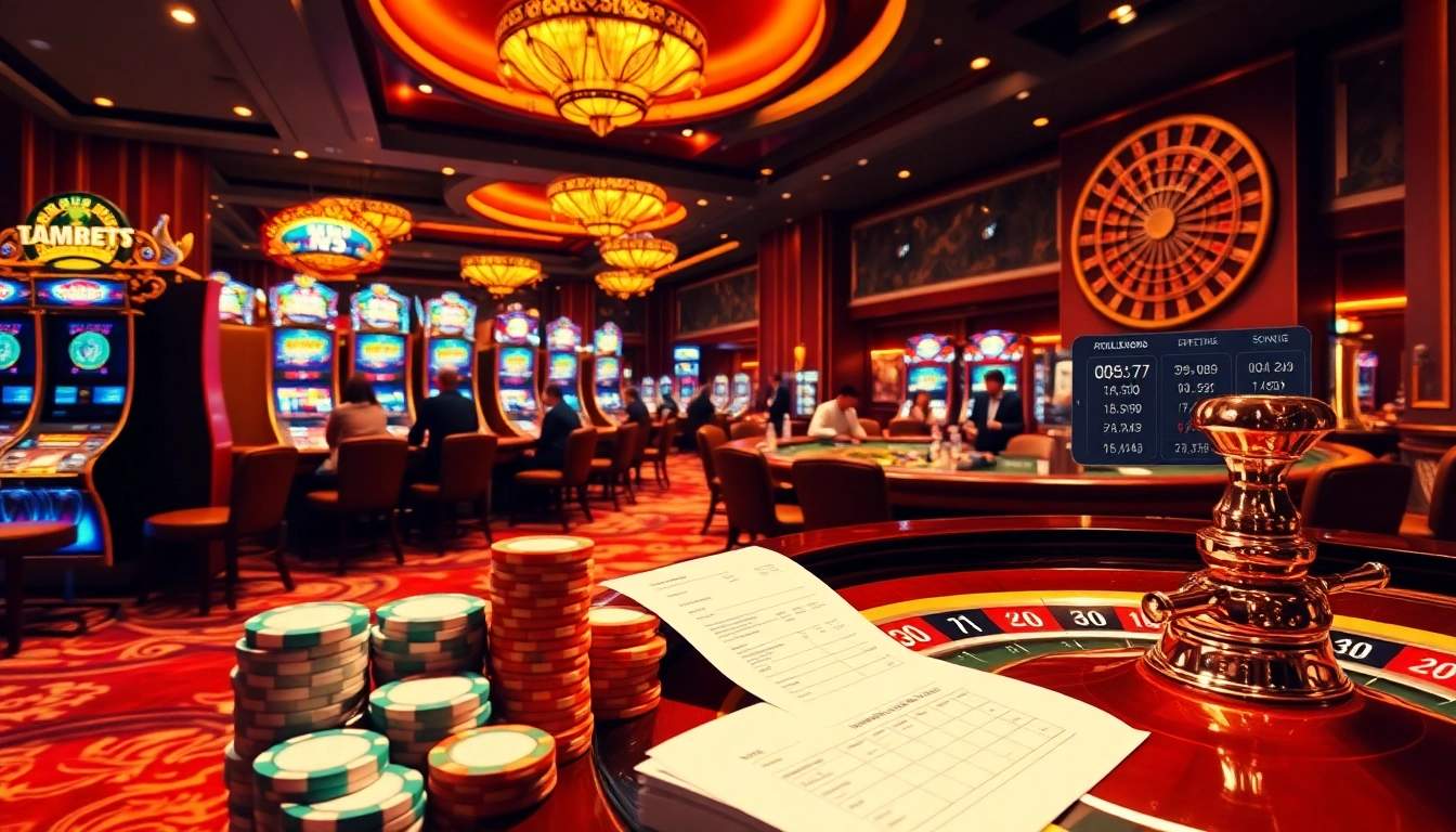 Experience thrilling moments at https://dabet.homes with players enjoying a vibrant casino atmosphere.