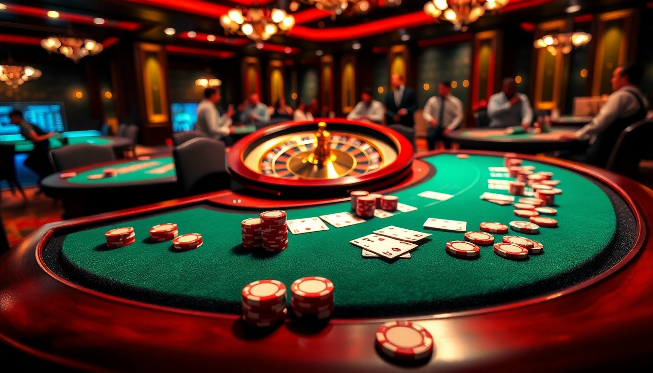 Experience thrilling gameplay at https://hacoolmall.com/ with vibrant casino tables and exciting roulette action.