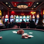 X88.com showcases an engaging casino scene with luxury poker tables and captivating slot machines.