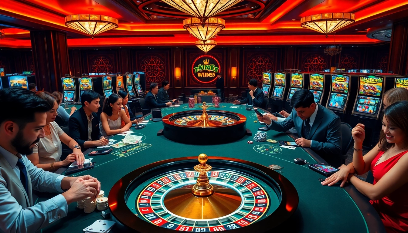 Experience the thrill with Nhà cái win55 at a luxurious casino table full of action.
