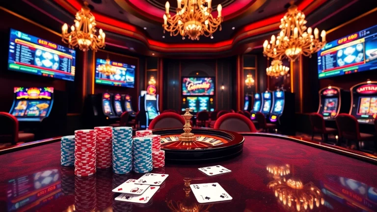 Experience thrilling moments at https://gamemanclub.wiki's online casino with vibrant poker chips and gaming action.