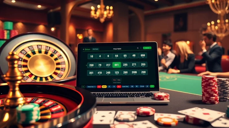Experience dynamic online gaming at https://gg88.biz/ with a vibrant casino scene featuring roulette and poker.