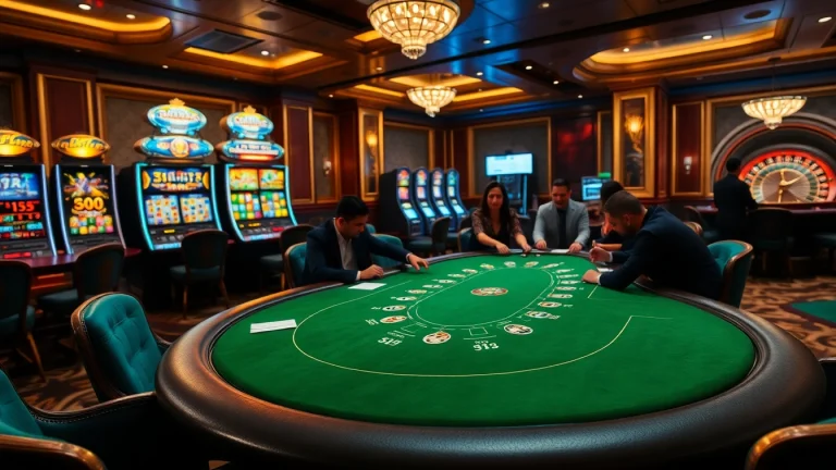 Experience thrilling gameplay at 32Win's vibrant casino setting with poker chips and a roulette wheel.