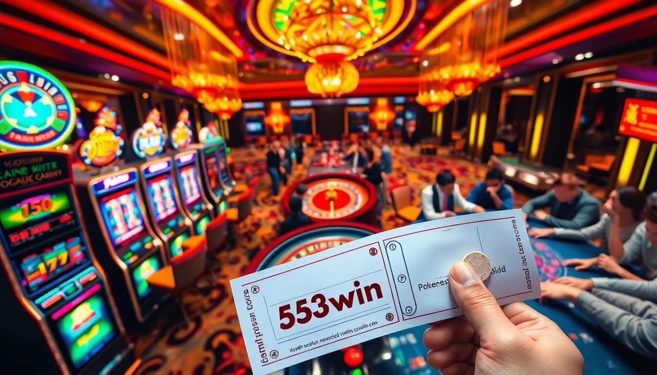 Experience the thrill of gaming at 58win with players enjoying slots and table games.