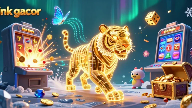 Engage with dynamic link gacor content through exciting 3D casino visuals featuring jackpot elements.