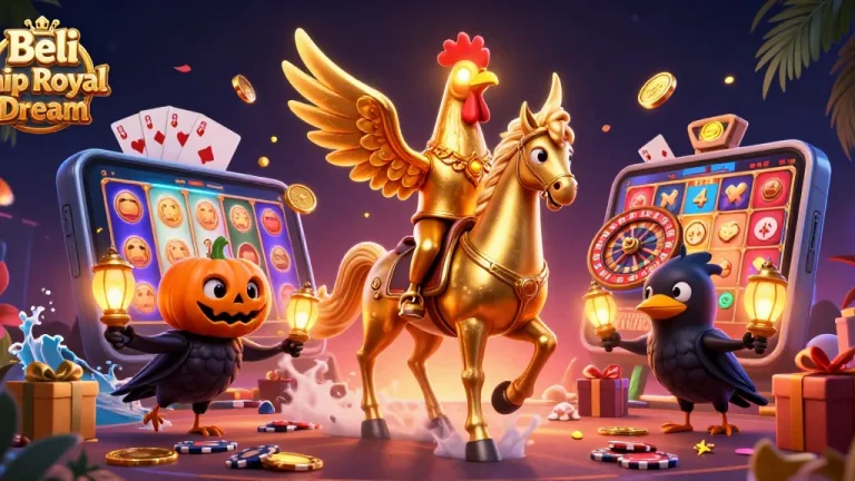 Membeli Chip Royal Dream dengan aman sambil menikmati suasana kasino yang magis dan penuh warna